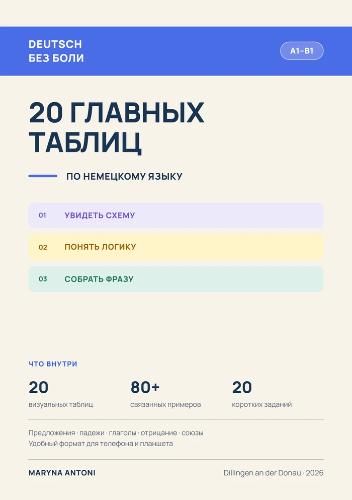 Обложка книги «20 главных таблиц»